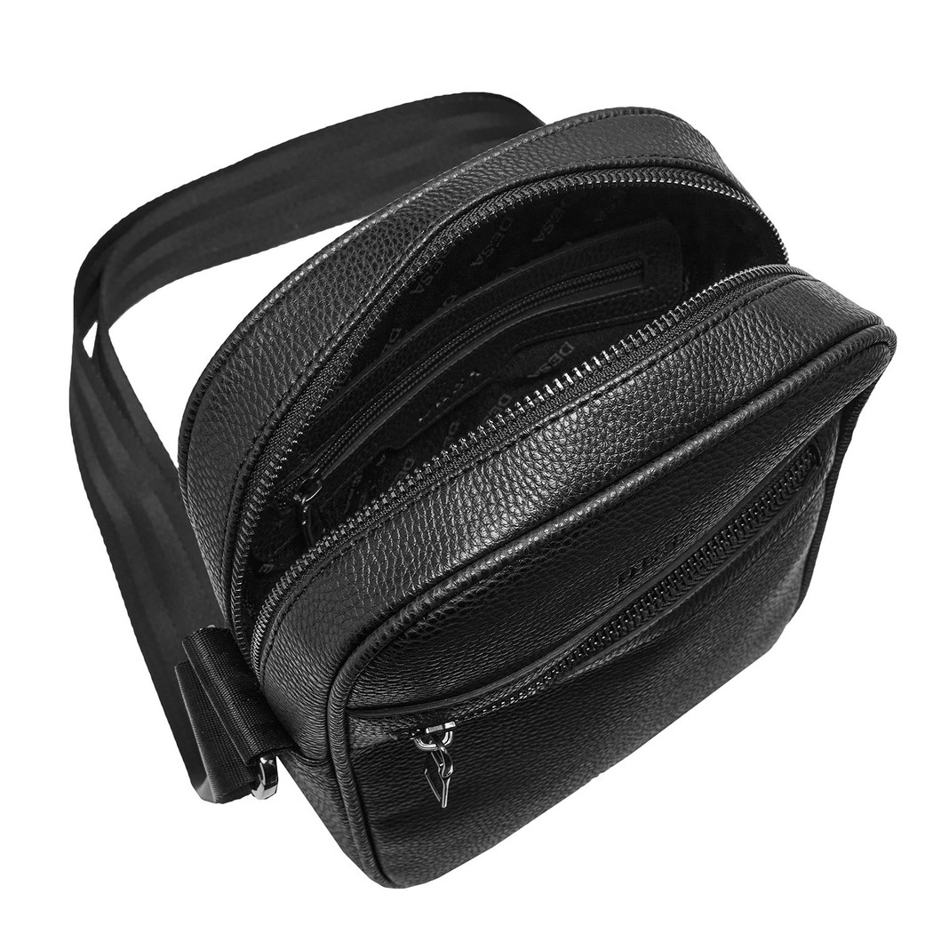 Nicole Siyah Erkek Postacı Çantası