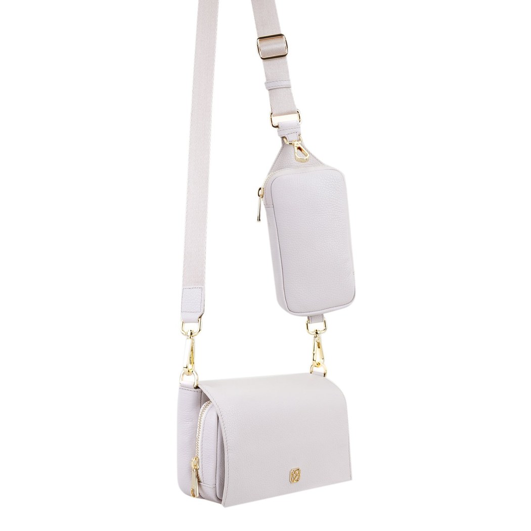 Nikoo Bej Kadın Deri Çapraz Omuz Çantası