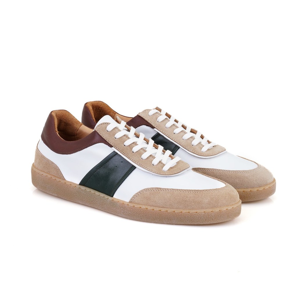 Noah Beyaz Erkek Deri Spor Ayakkabı