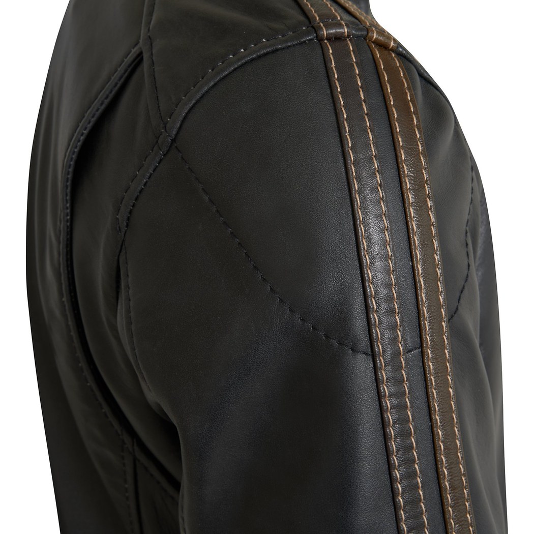 Nobert Lacivert Erkek Deri Ceket