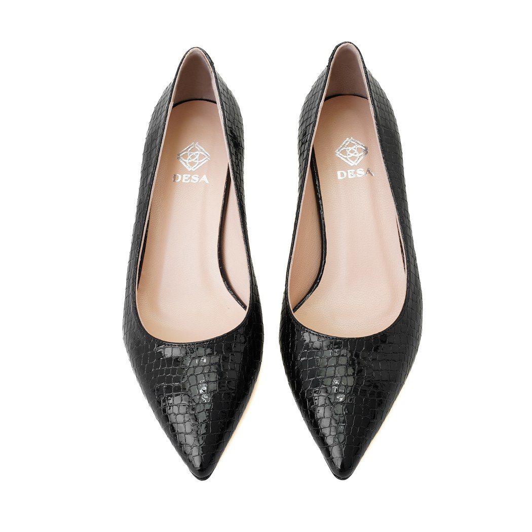 Nomi Siyah Kadın Klasik Topuklu Ayakkabı