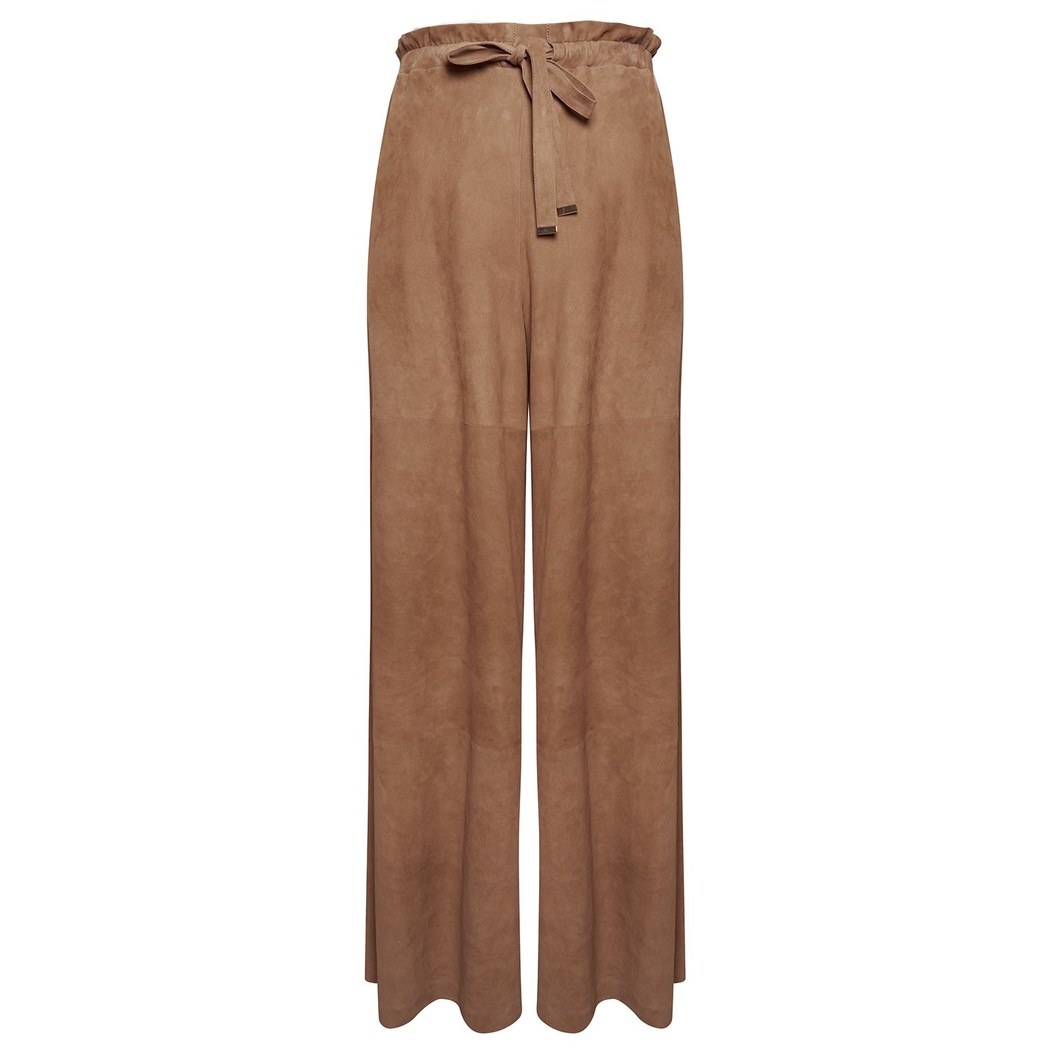 Norah Kadın Süet Bol Paça Pantolon