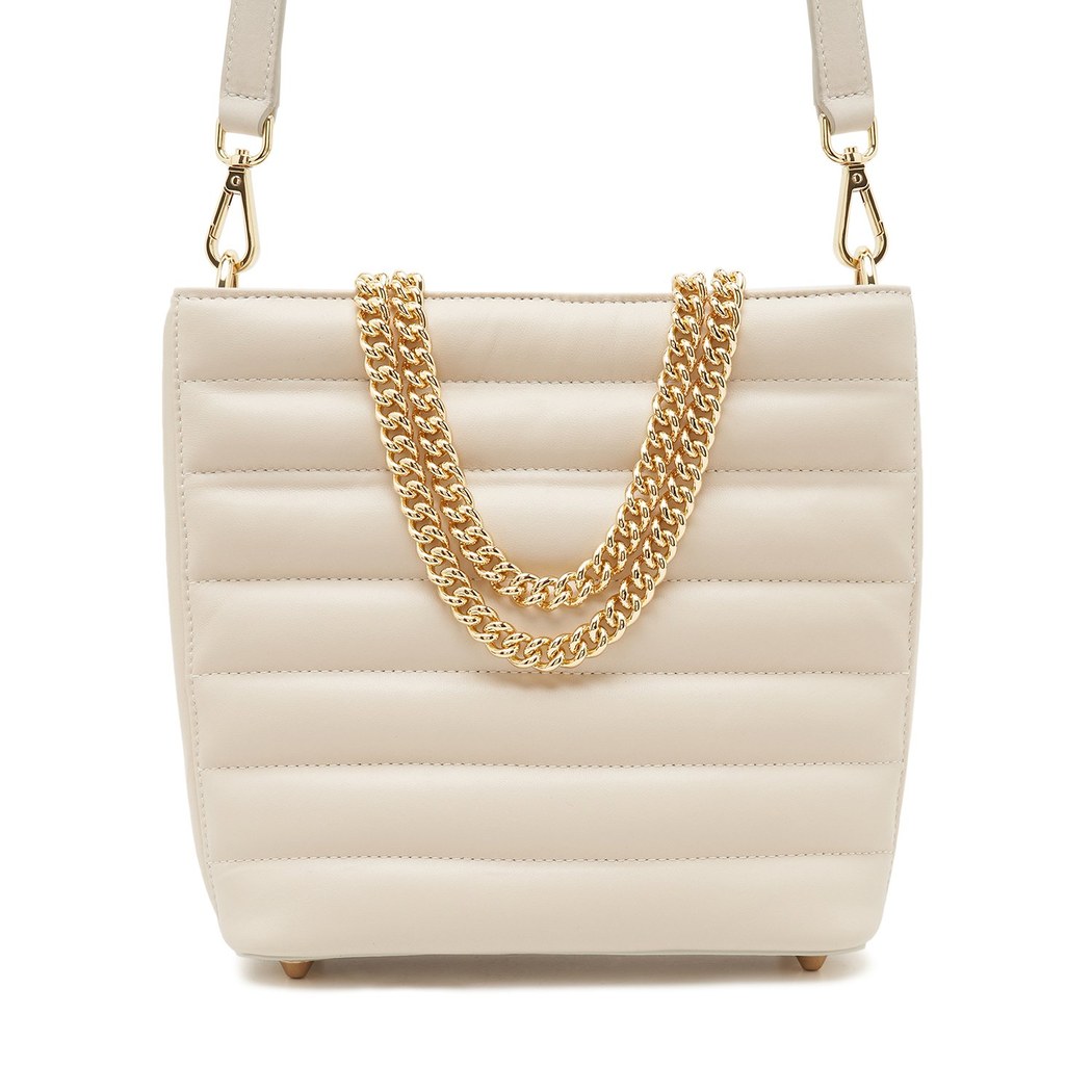 Norberto Zincir Detaylı Kadın Deri Omuz Askılı Çanta