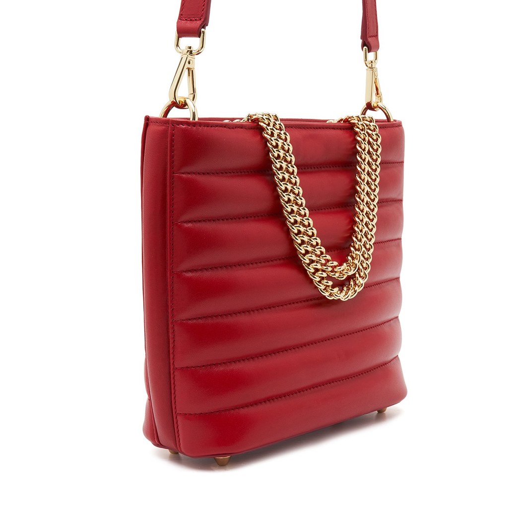 Norberto Zincir Detaylı Kadın Deri Omuz Askılı Çanta