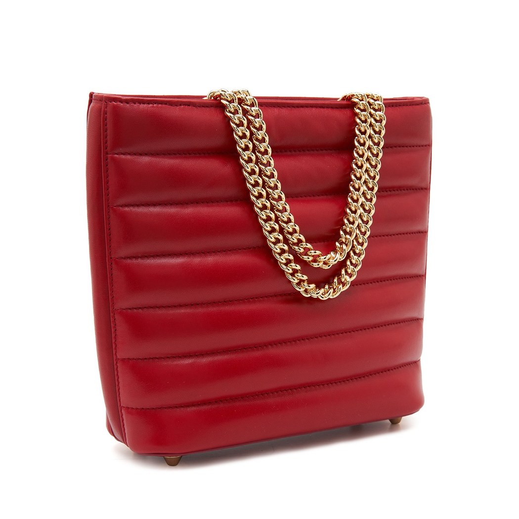 Norberto Zincir Detaylı Kadın Deri Omuz Askılı Çanta