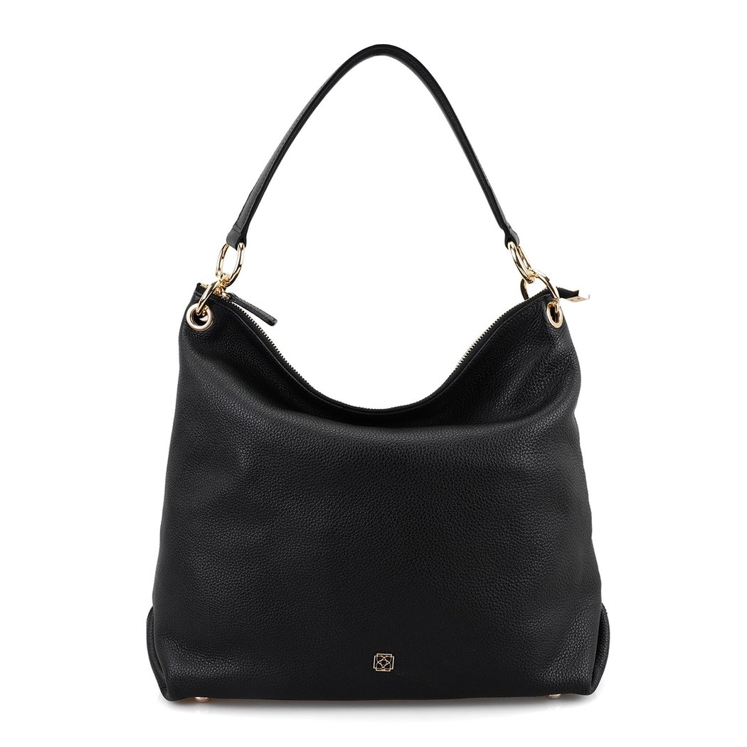 Oksana Siyah Kadın Deri Omuz Çantası