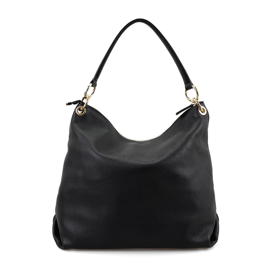 Oksana Siyah Kadın Deri Omuz Çantası