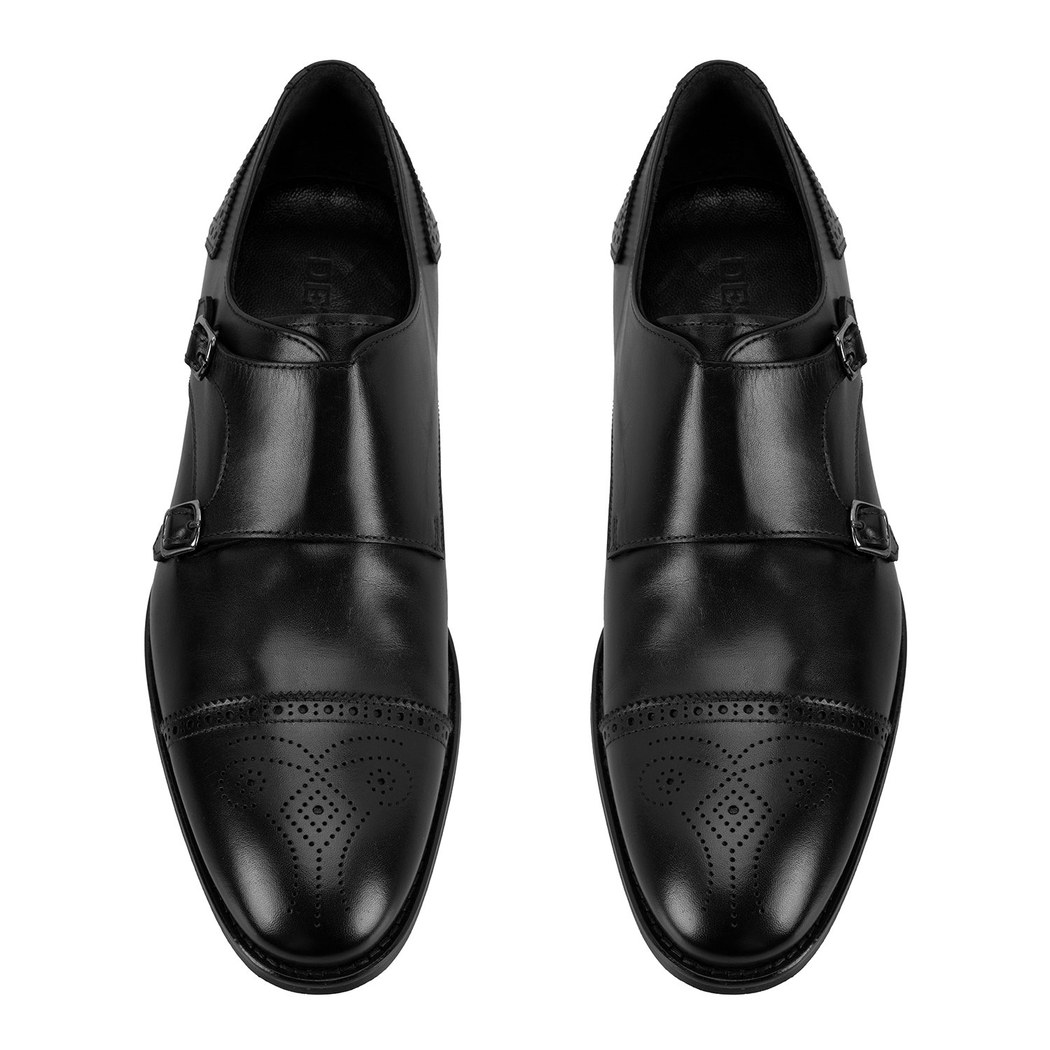 Olian Siyah Klasik Erkek Deri Ayakkabı