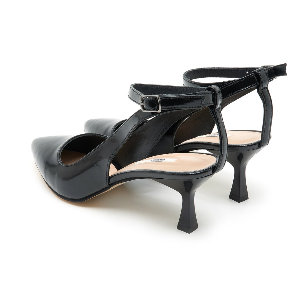 Olivia Siyah Kadın Rugan Klasik Ayakkabı