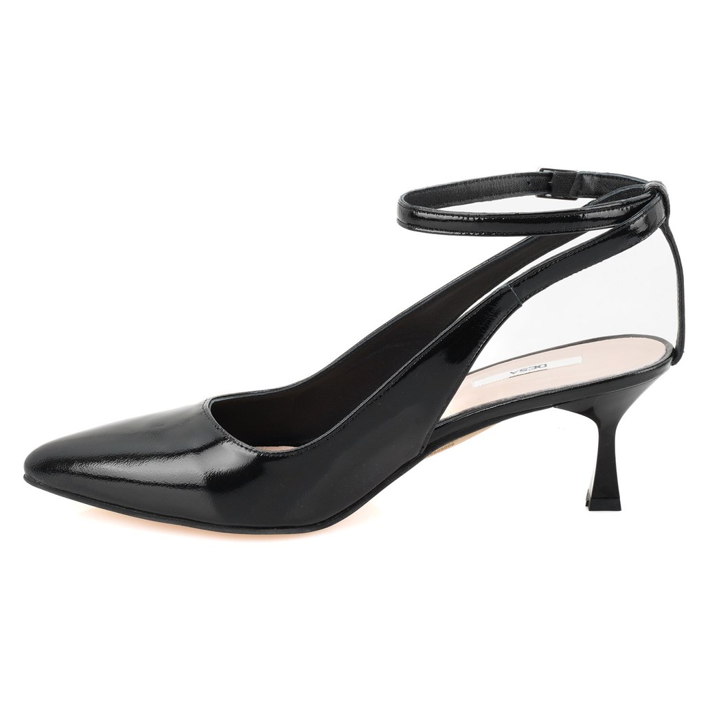 Olivia Siyah Kadın Rugan Klasik Ayakkabı