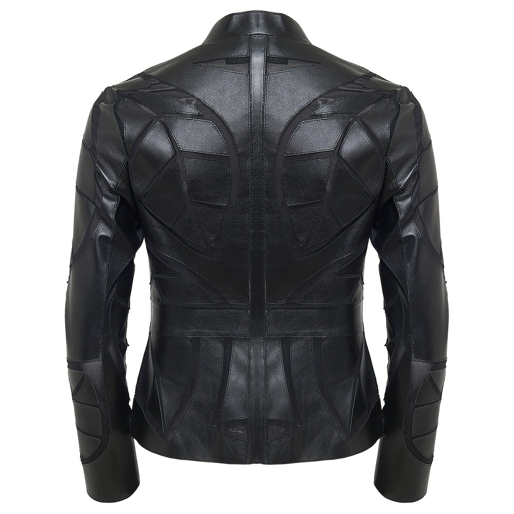 Origa Kadın Yaprak Panelli Deri Ceket