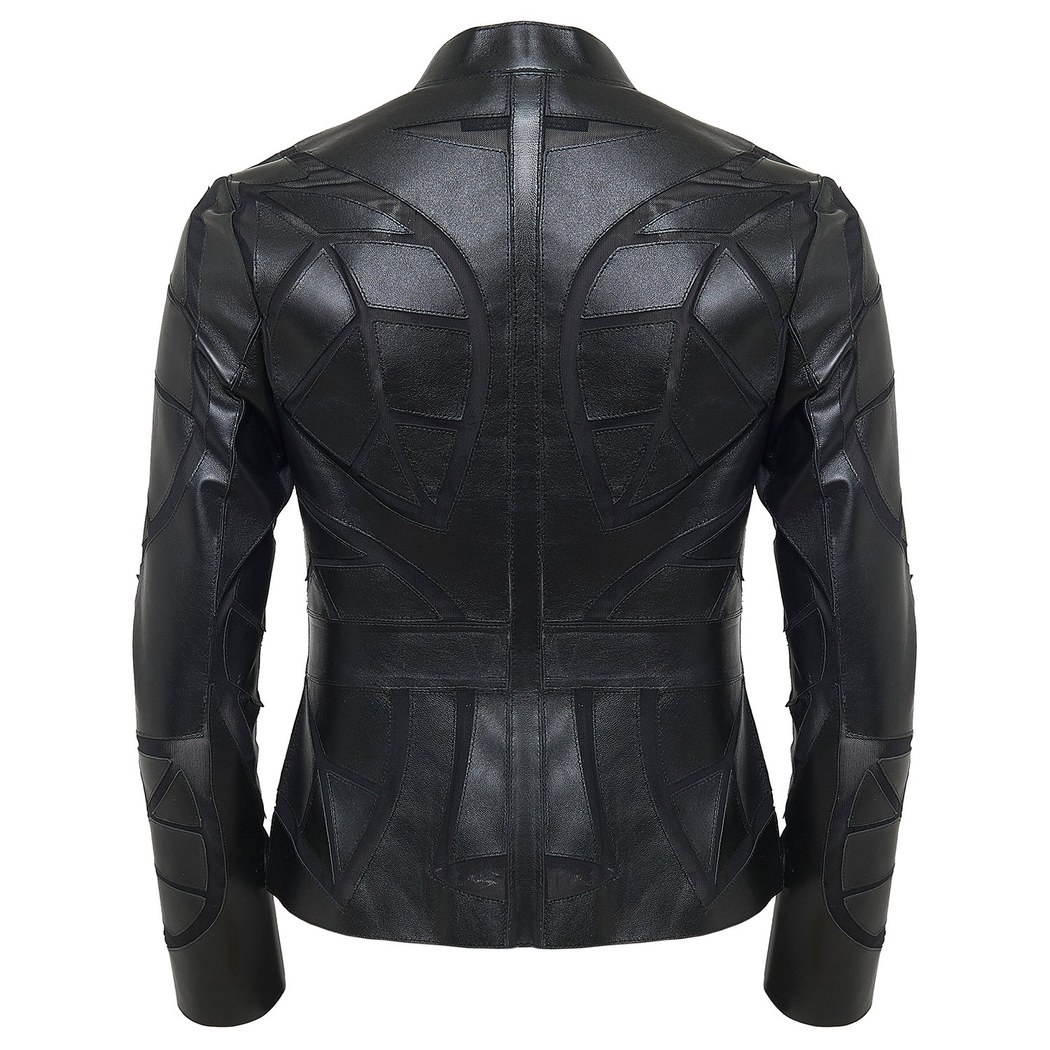 Origa Kadın Yaprak Panelli Deri Ceket