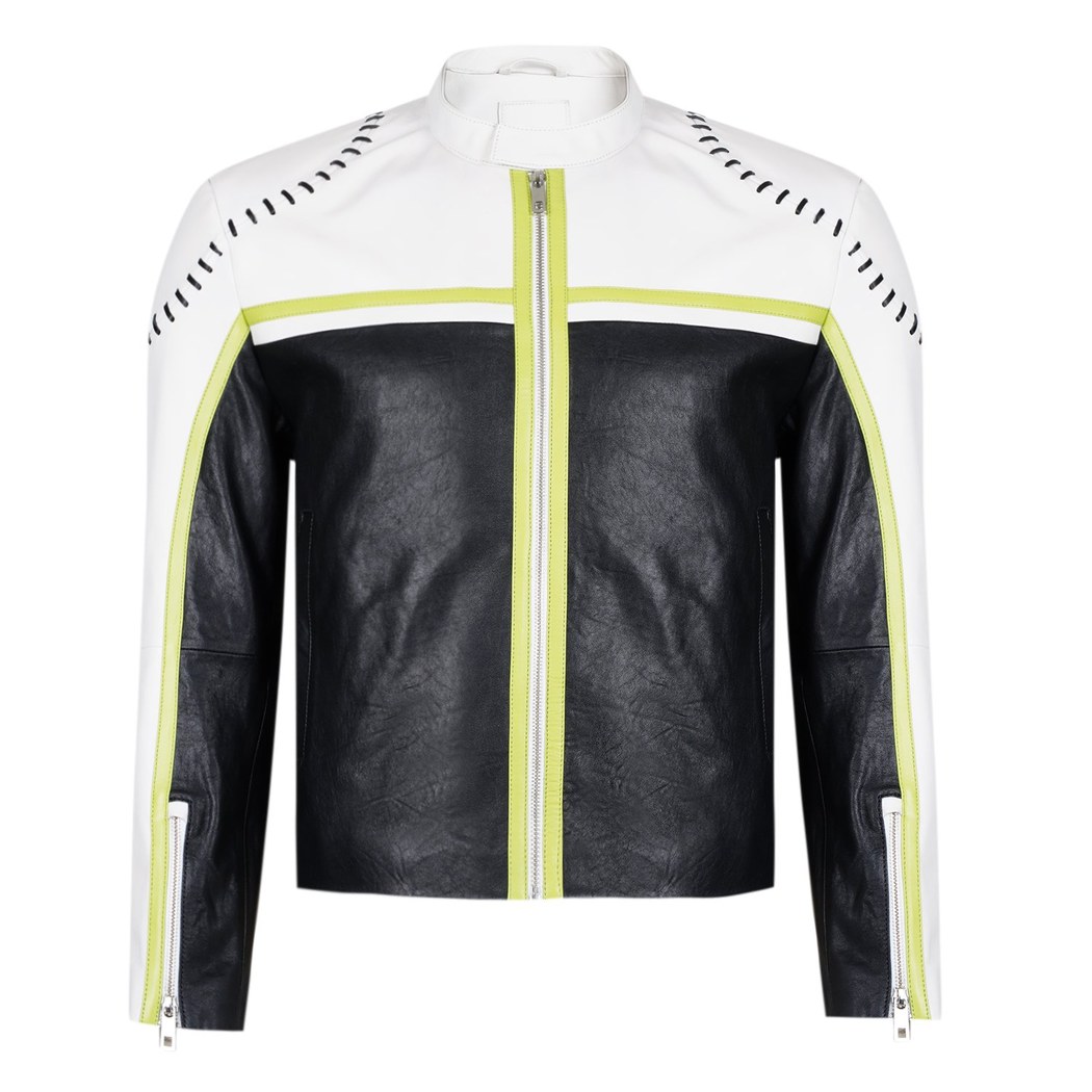 Ottone Yeşil Erkek Deri Ceket