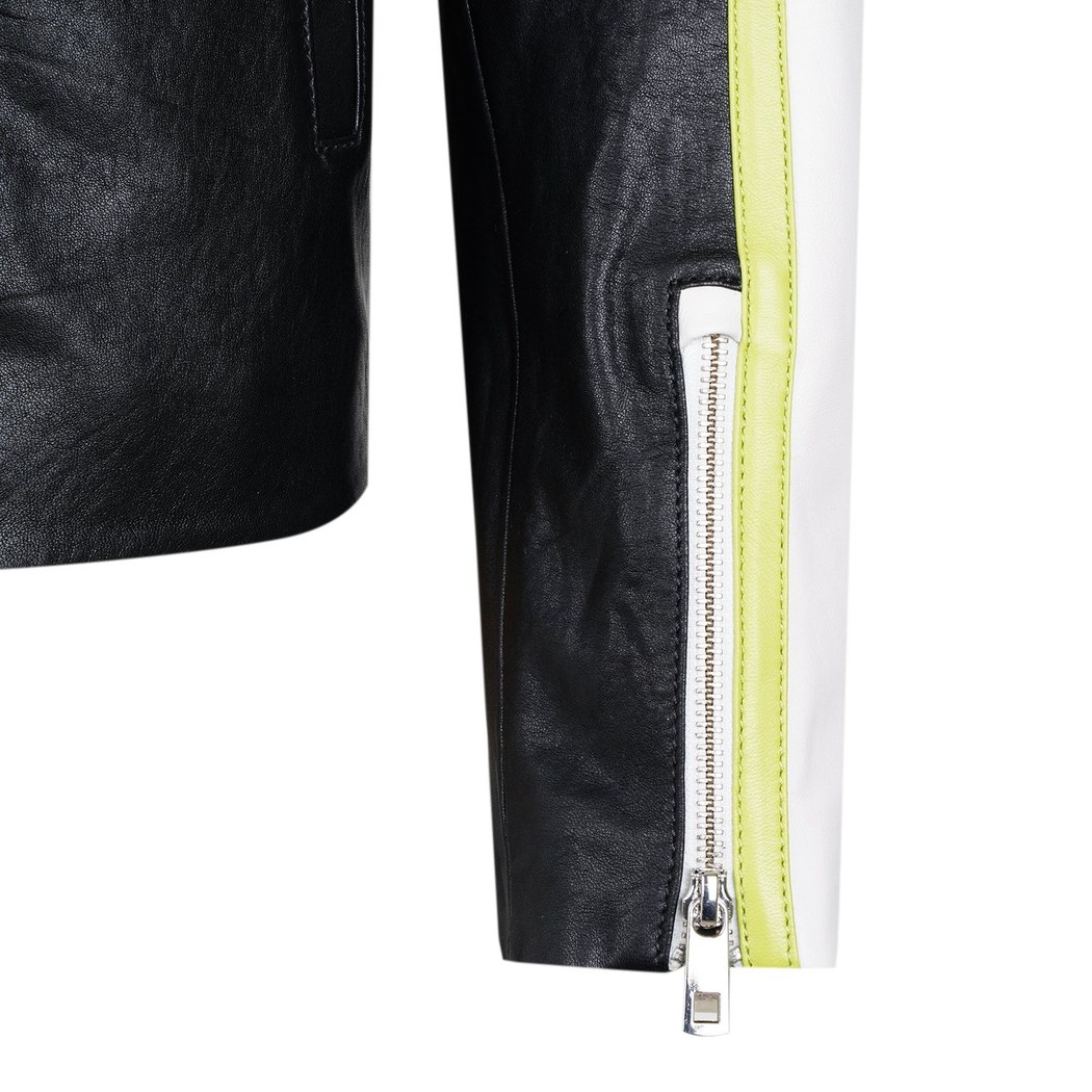 Ottone Yeşil Erkek Deri Ceket