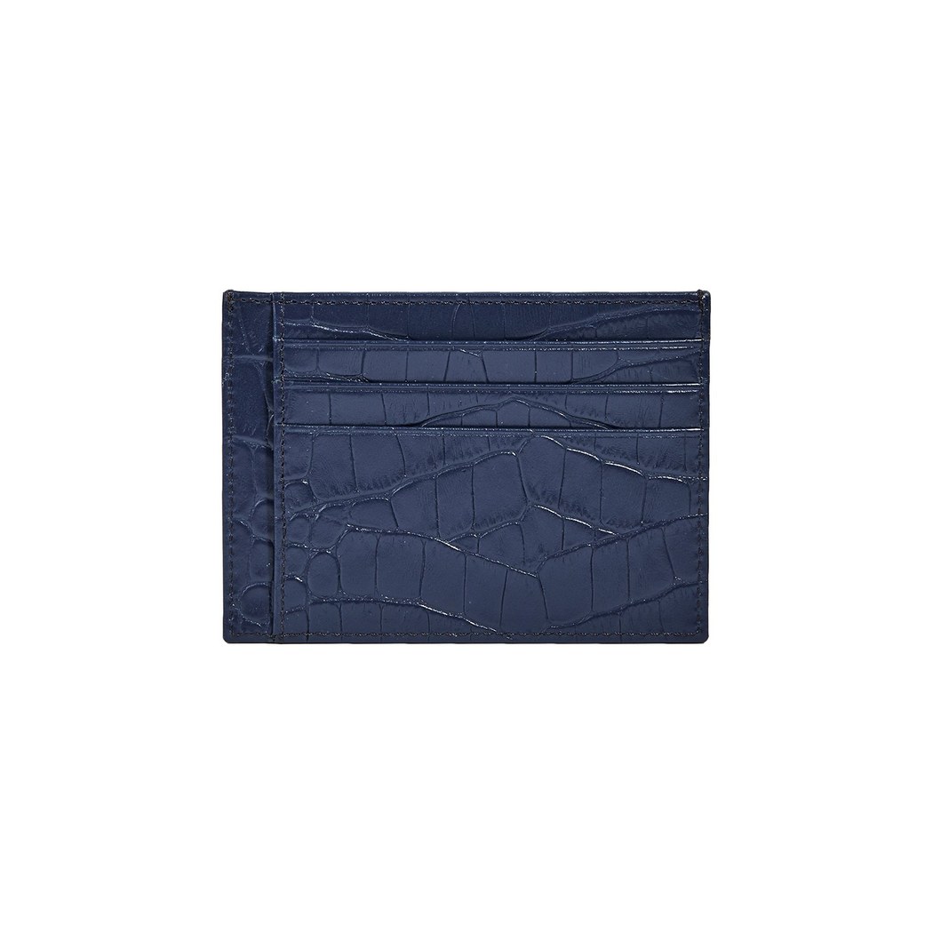 Pablo Erkek Kroko Baskılı Deri Kartlık