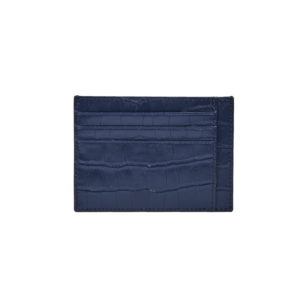 Pablo Erkek Kroko Baskılı Deri Kartlık