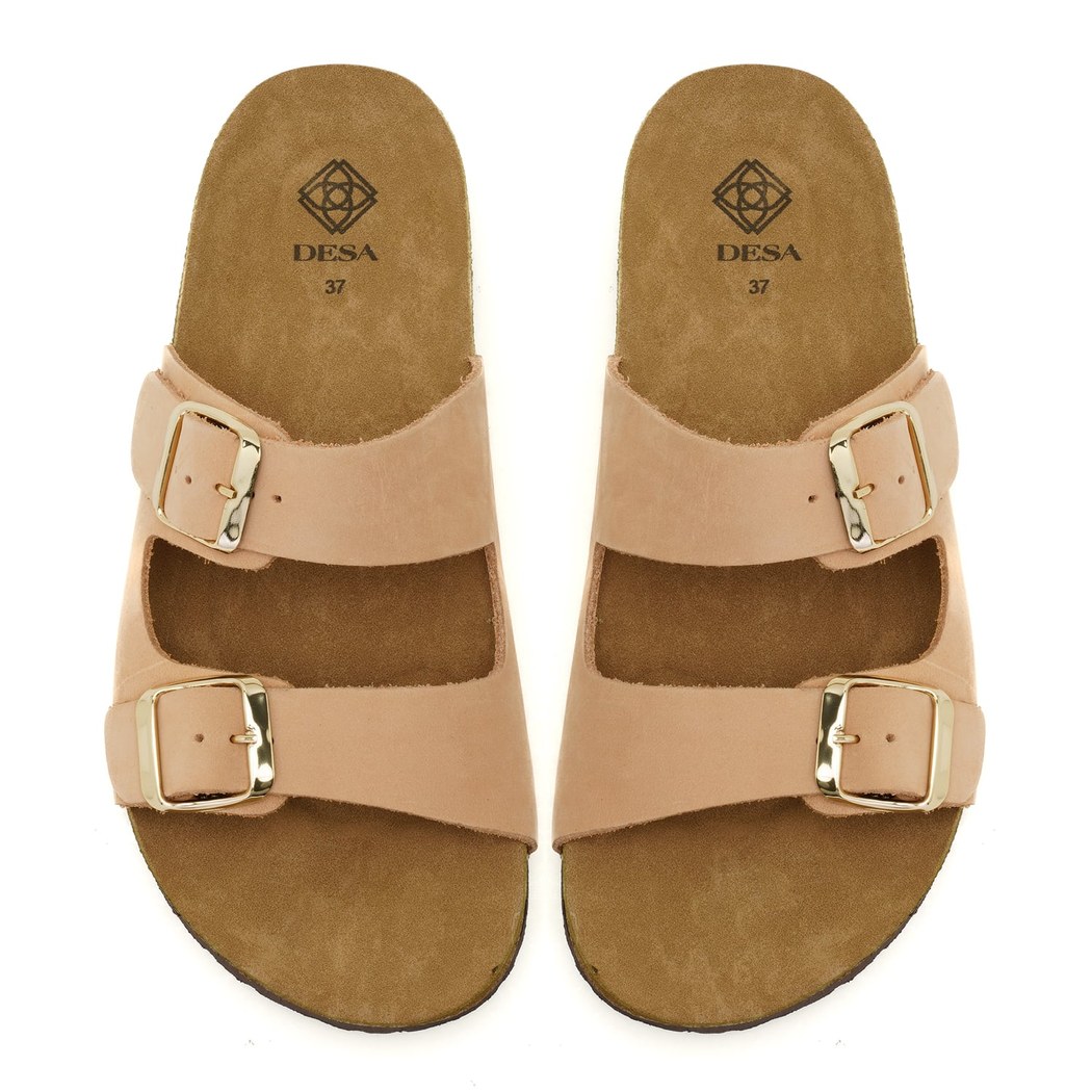 Palette Pudra Kadın Nubuk Terlik