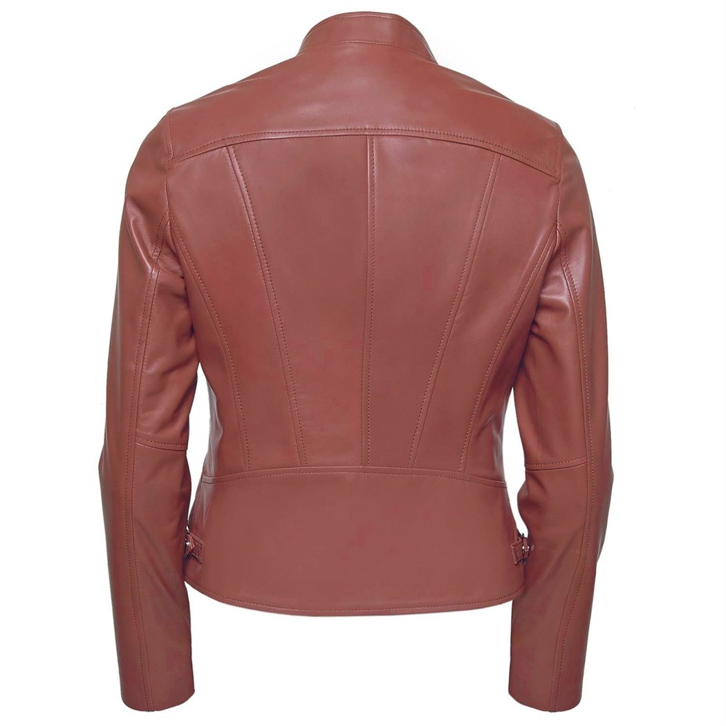 Paride Mor Kadın Deri Ceket