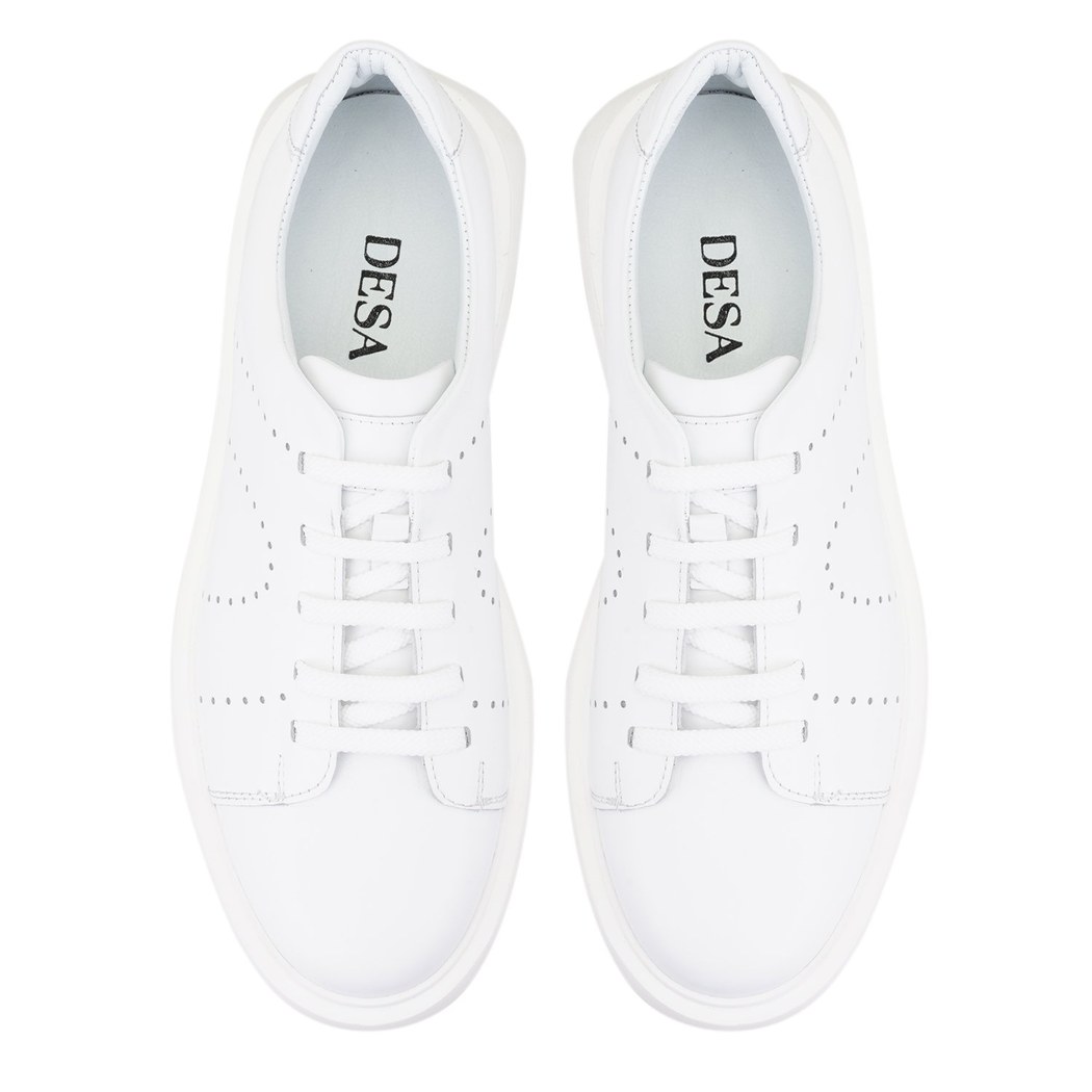 Parker Beyaz Erkek Deri Spor Ayakkabı