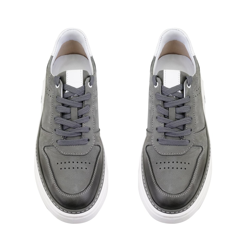 Pascal Gri Erkek Nubuk Deri Günlük Ayakkabı