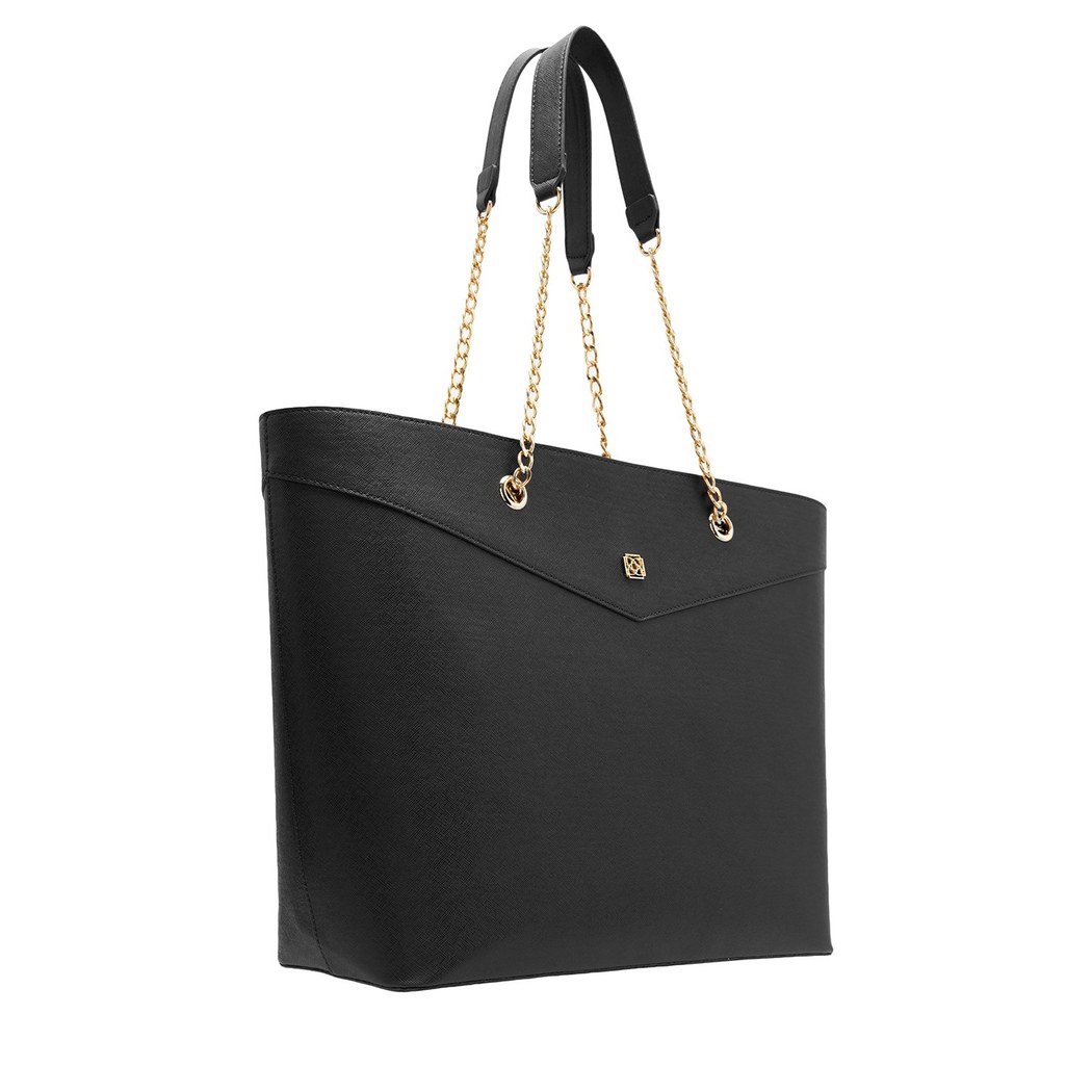 Patrice Siyah Kadın Zincir Detaylı El Çantası