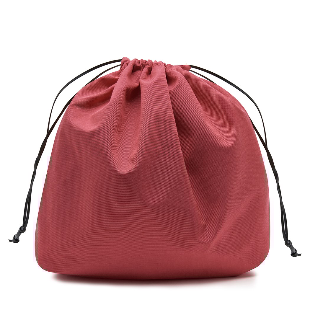 Pembe El Emeği Örgü Deri Çanta