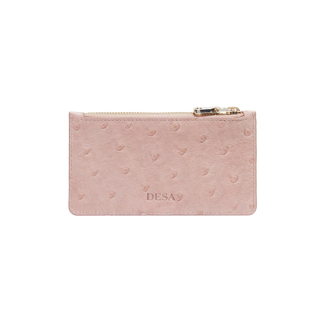 Pembe Welkin Kadın Deri Kartlık