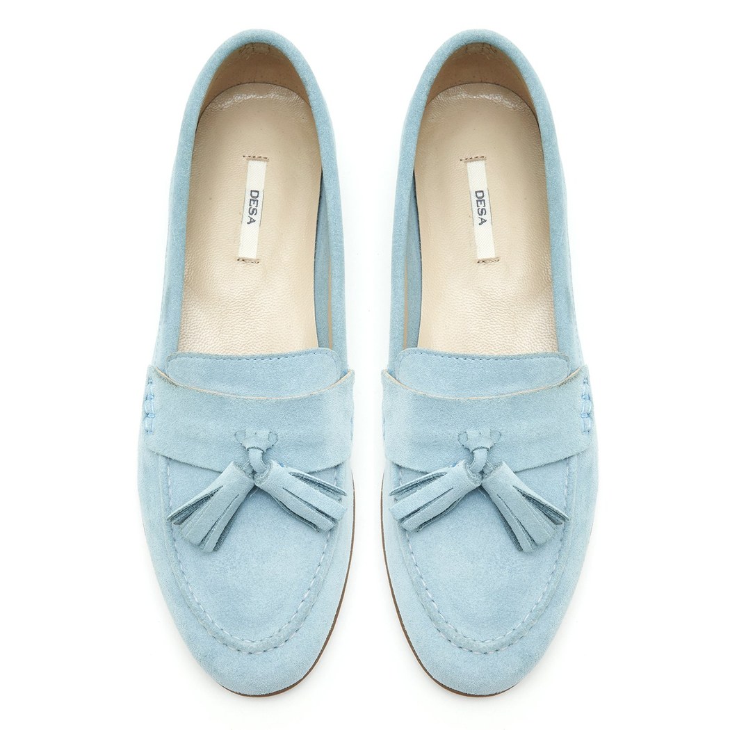 Peppard Mavi Kadın Süet Loafer