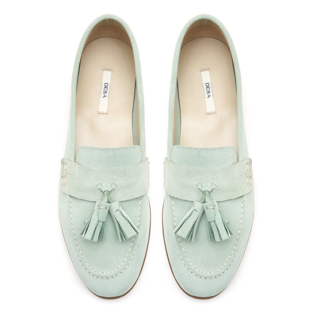 Peppard Yeşil Kadın Süet Loafer