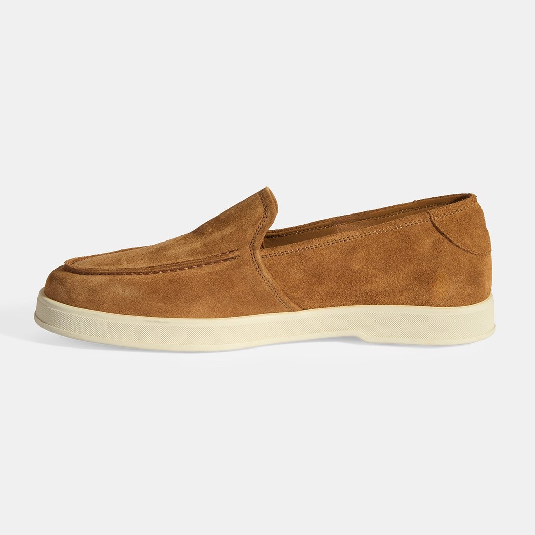 Peraleda Taba Erkek Slip-On Süet Loafer