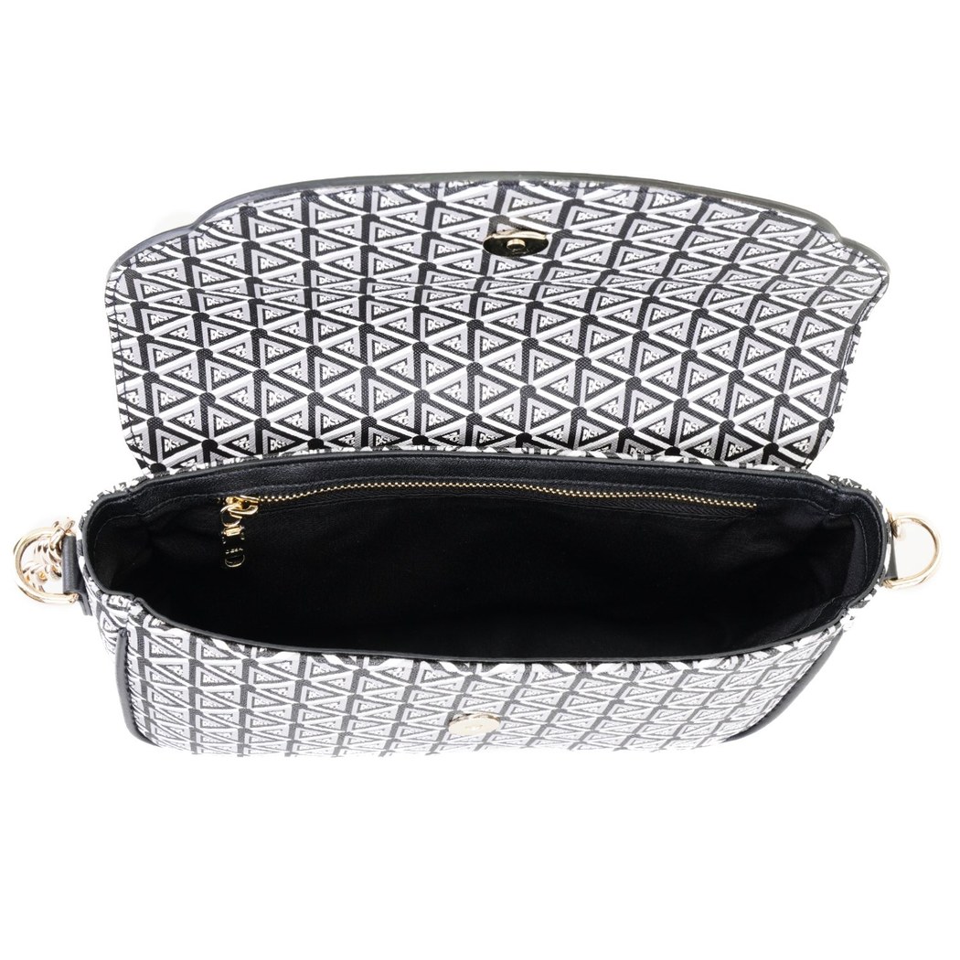 Plante Siyah Kadın Monogram Omuz Çantası