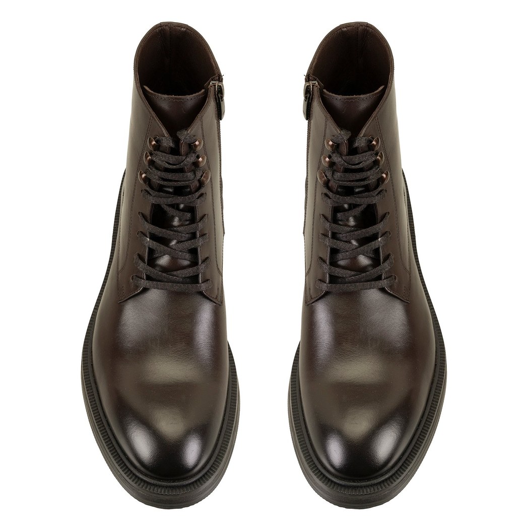 Poar Kahve Erkek Deri Bot