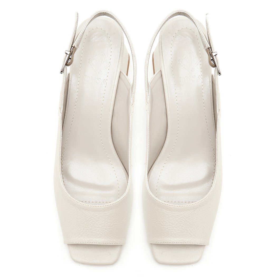 Polini Açık Bej Kadın Topuklu Sandalet