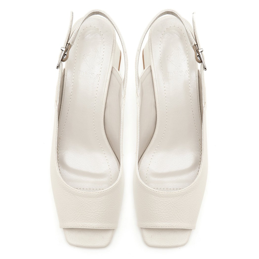 Polini Açık Bej Kadın Topuklu Sandalet