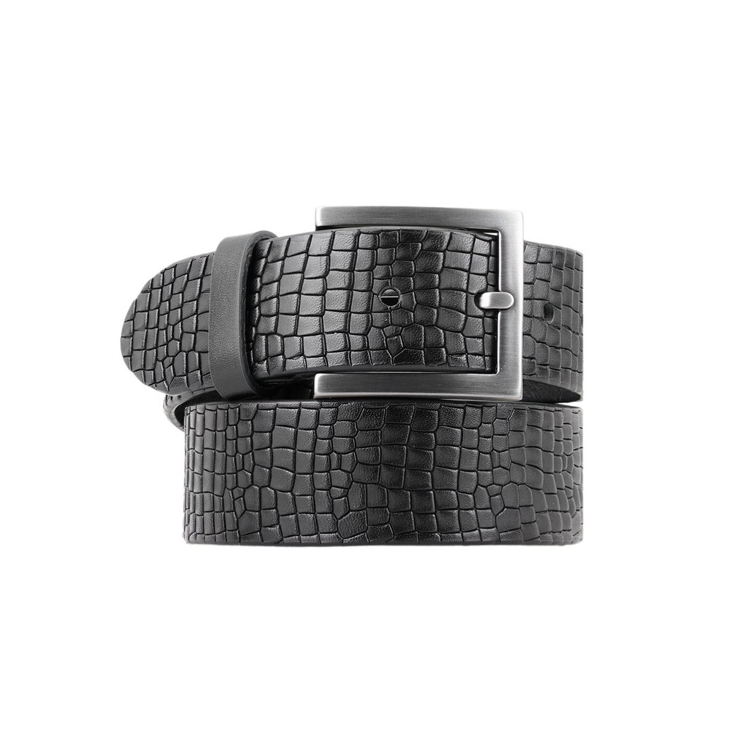 Pomme Siyah Erkek Spor Deri Kemer