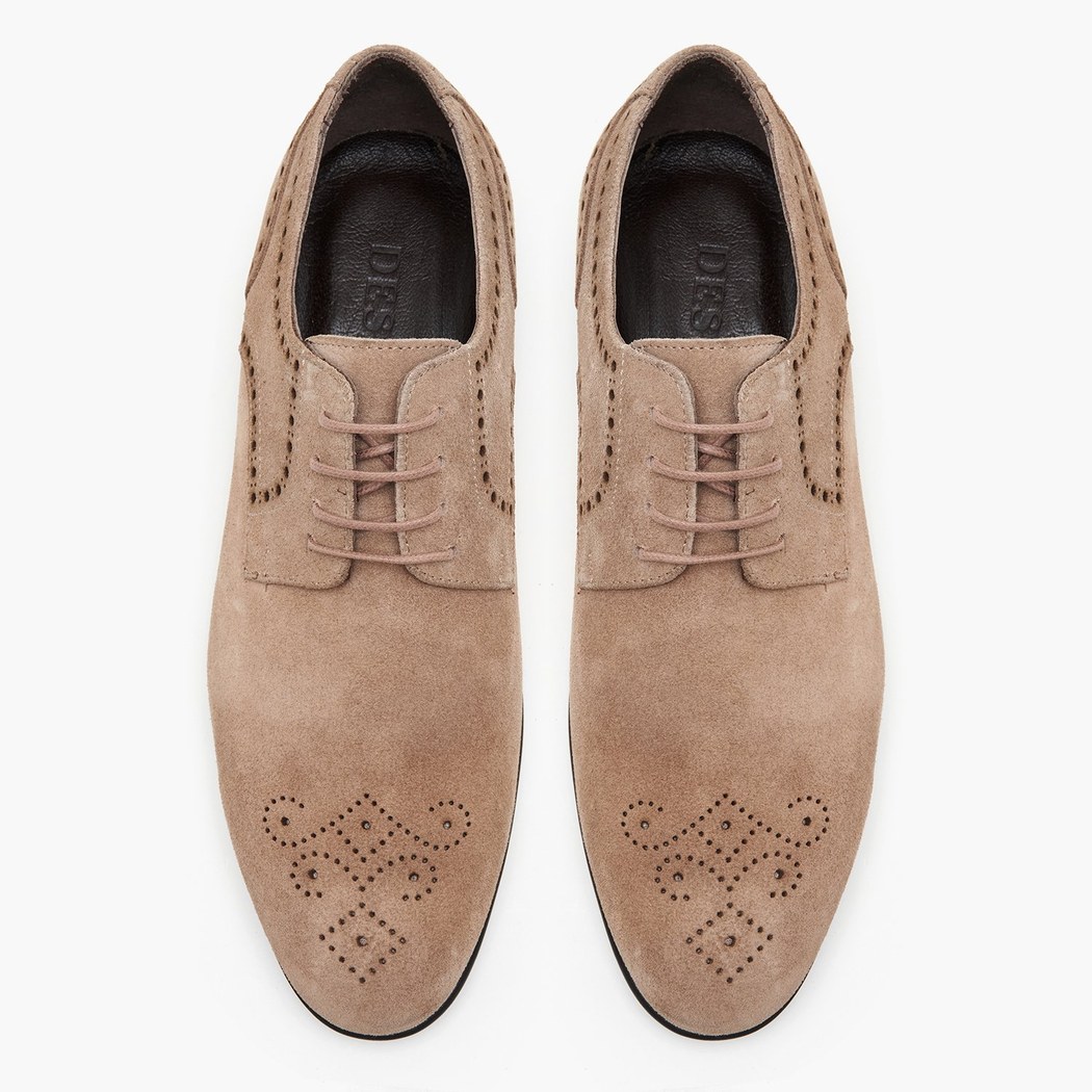 Pryor Bej Erkek Süet Deri Klasik Ayakkabı