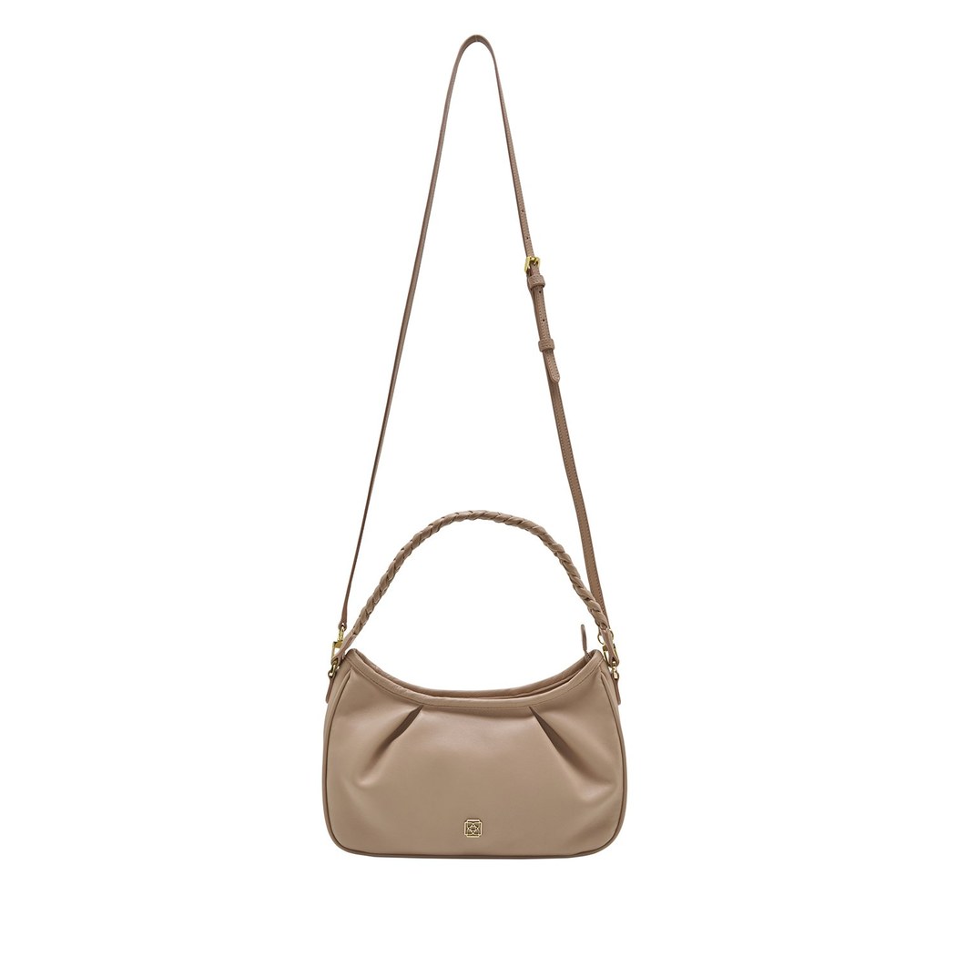 Pudra Dalya Kadın Deri Omuz Askılı Çanta