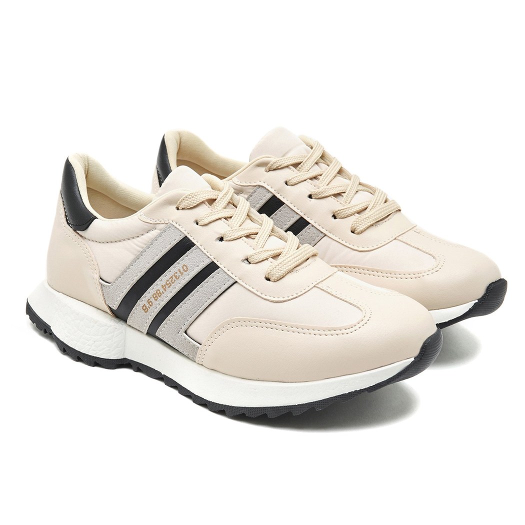 Pyle Bej Kadın Spor Ayakkabı