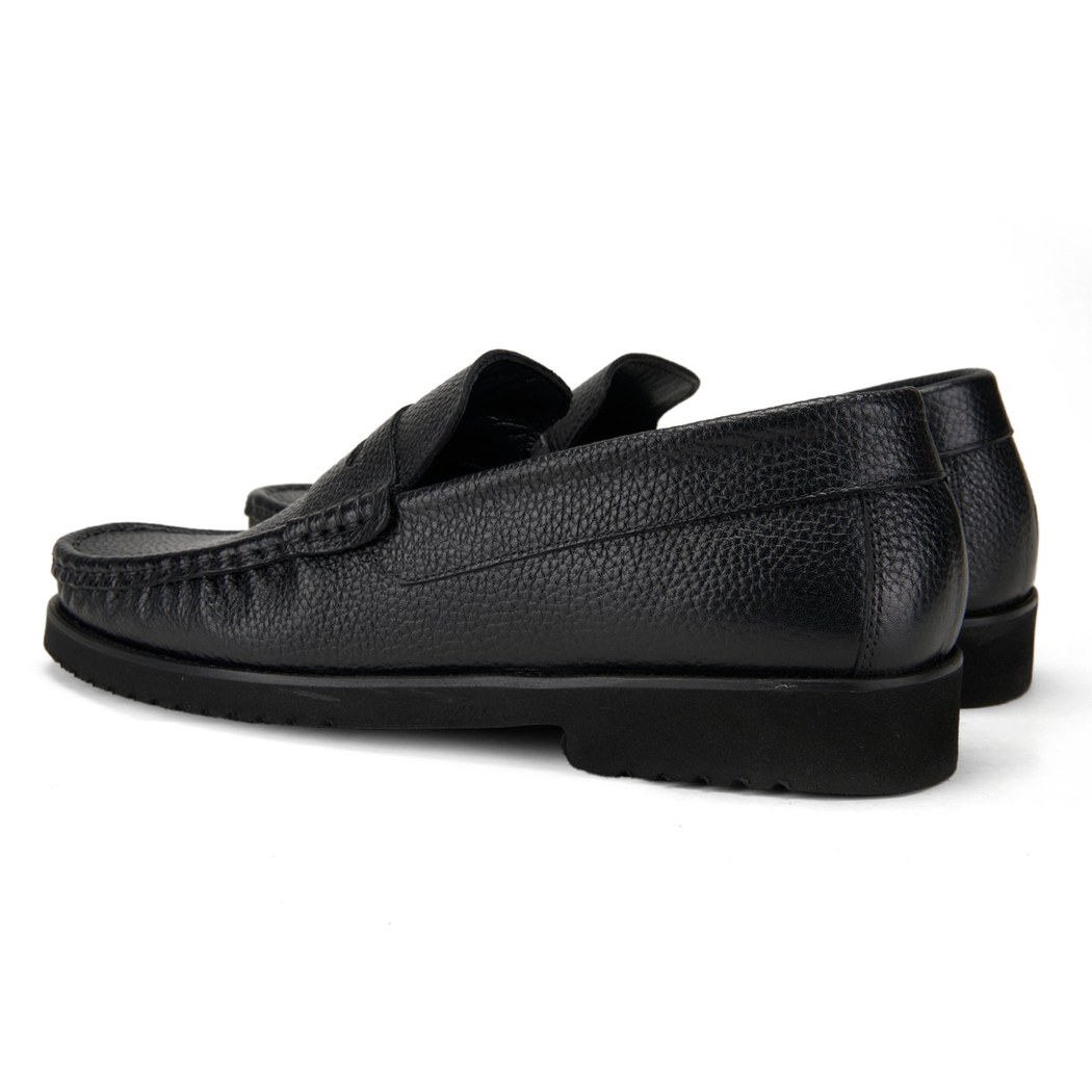 Rahel Siyah Erkek Günlük Deri Ayakkabı