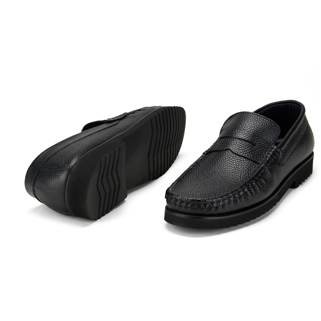 Rahel Siyah Erkek Günlük Deri Ayakkabı