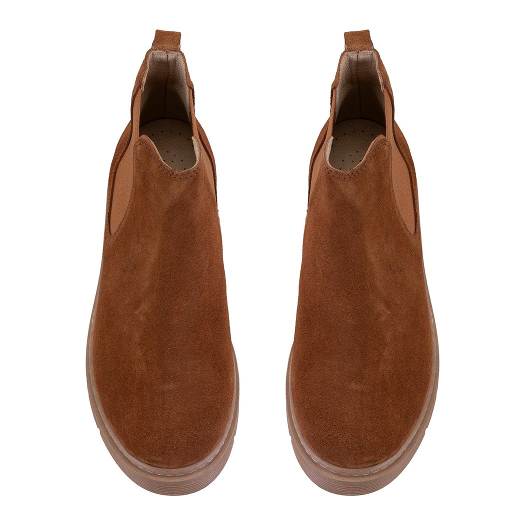 Raven Taba Kadın DesaComfort Lastikli Süet Deri Bot