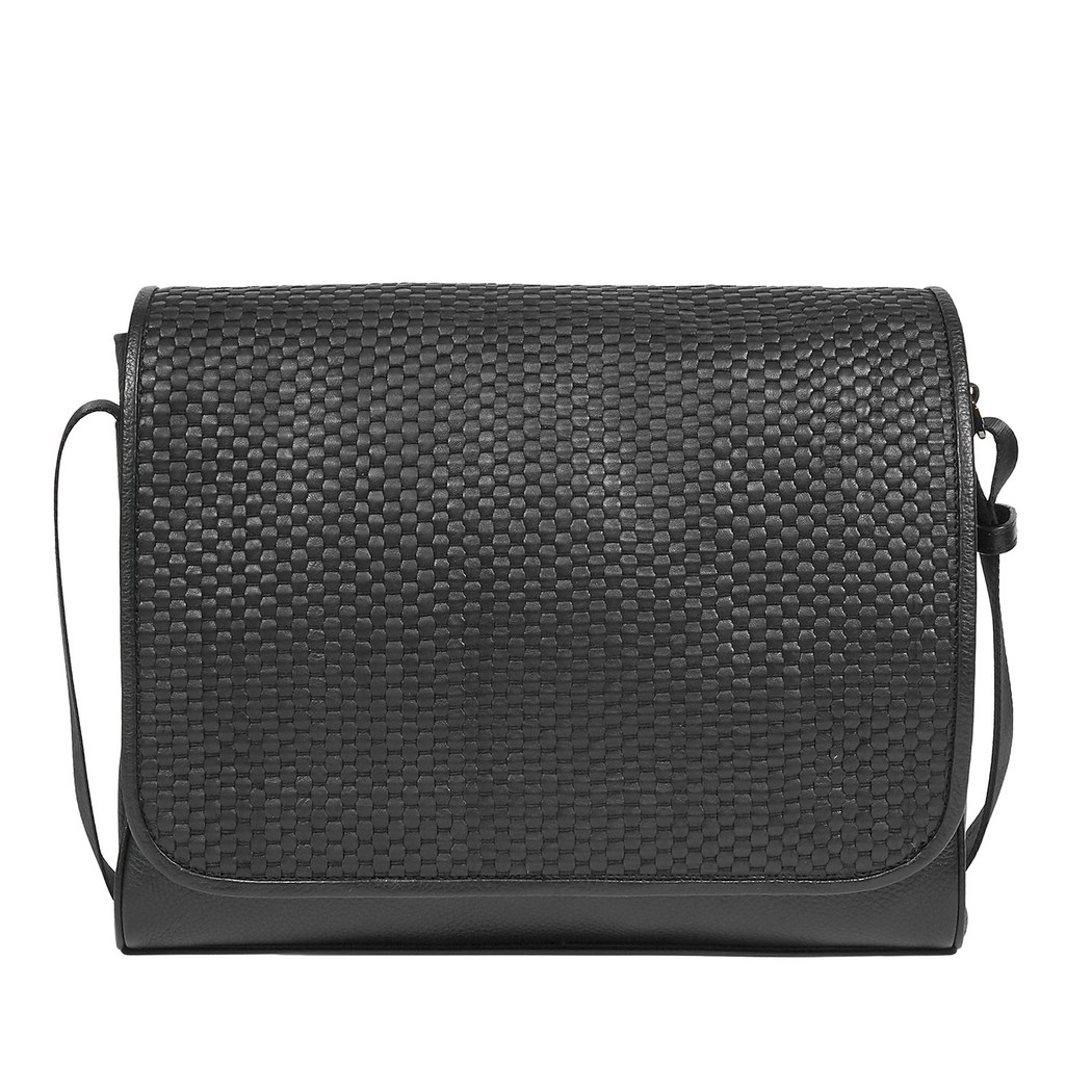 Remi Erkek Örgü Deri Postacı Çantası