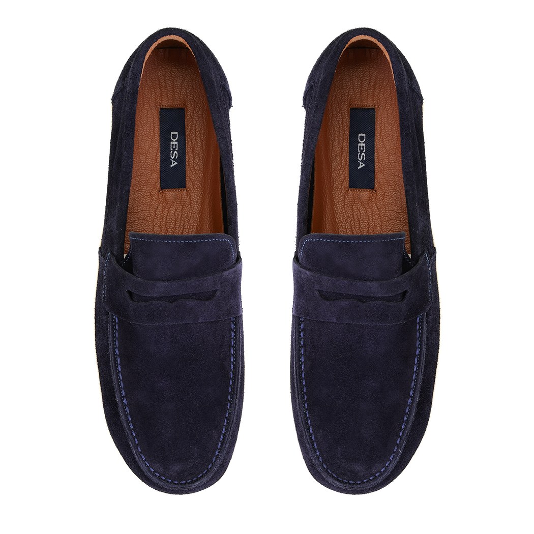 Renfred Lacivert Erkek Süet Deri Günlük Ayakkabı