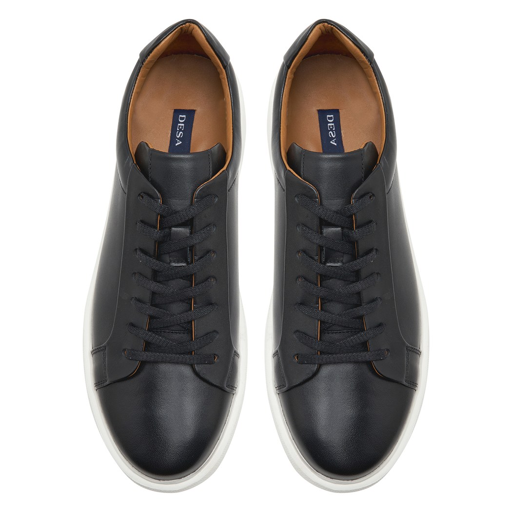 Rex Siyah Erkek Deri Spor Ayakkabı