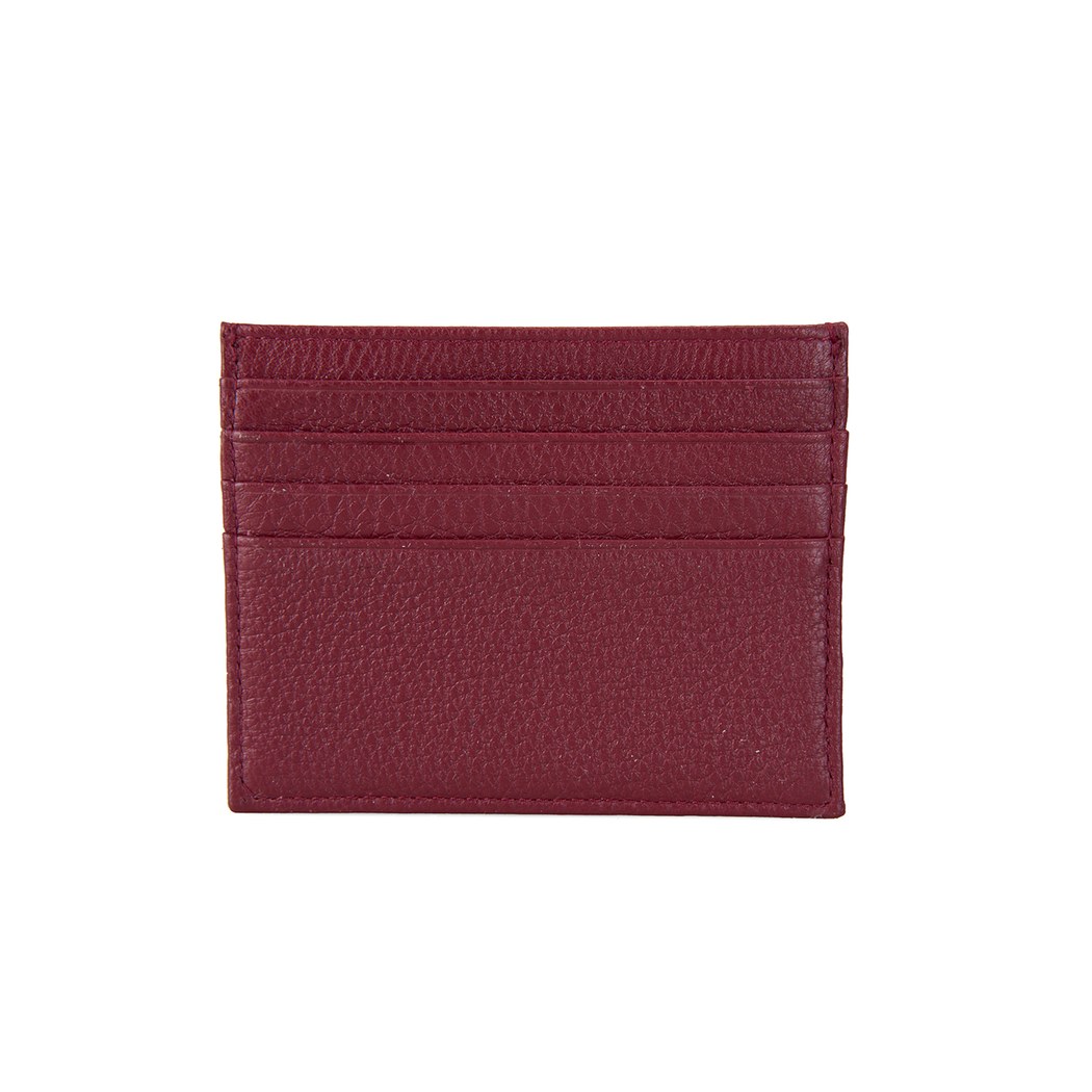 Reyna Bordo Deri Kartlık