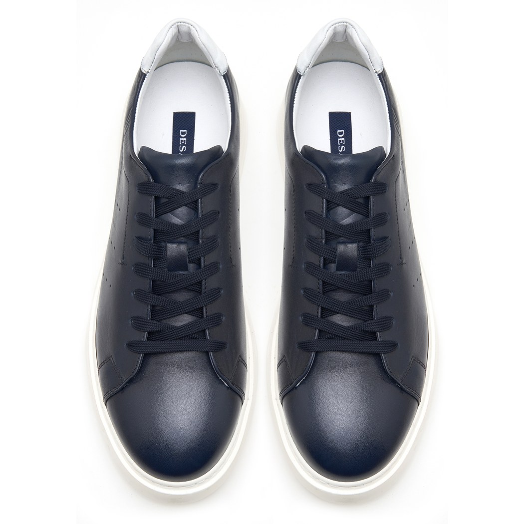 Rice Lacivert Erkek Deri Spor Ayakkabı