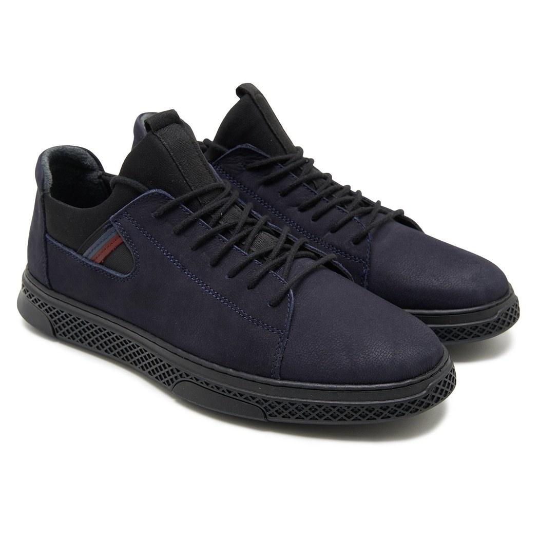 Rita Lacivert Erkek Nubuk Günlük Ayakkabı 