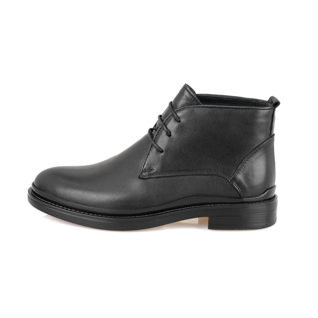 Rodney Siyah Erkek Deri Bot