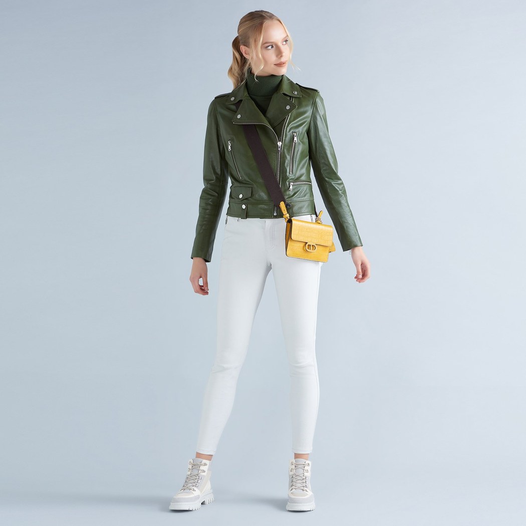 Roisin Kadın Deri Stretch Pantolon