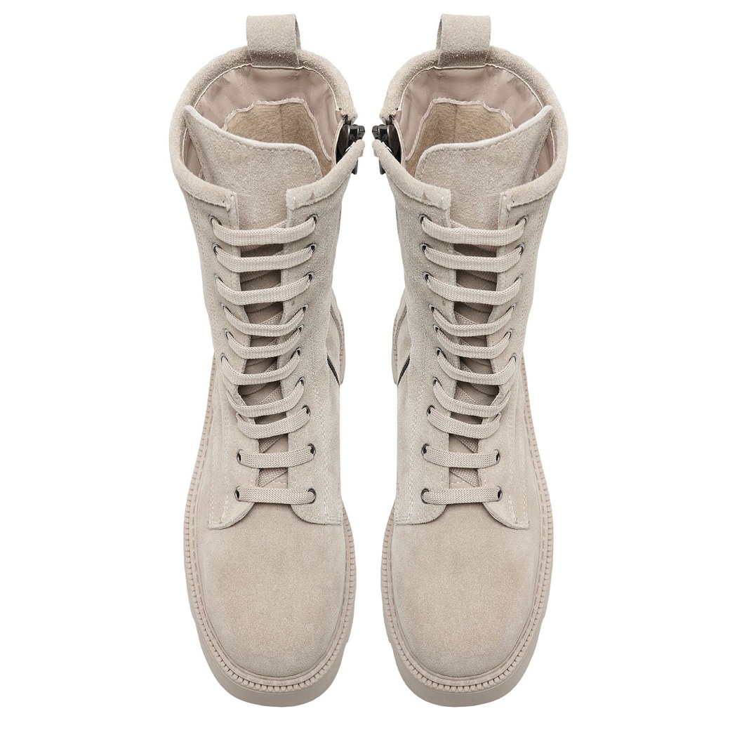 Rosa Bej Kadın Süet Bot